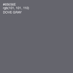 #65656E - Dove Gray Color Image